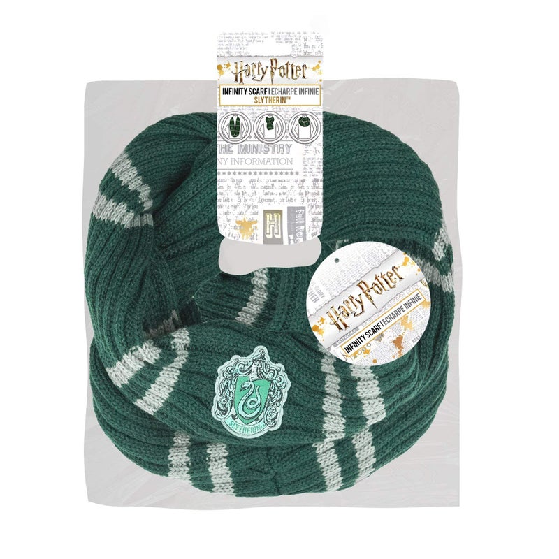 Cinereplicas Harry Potter Scarf - Infinity - Official - Slytherin - Ultra Soft Knitted Fabric - Image 3